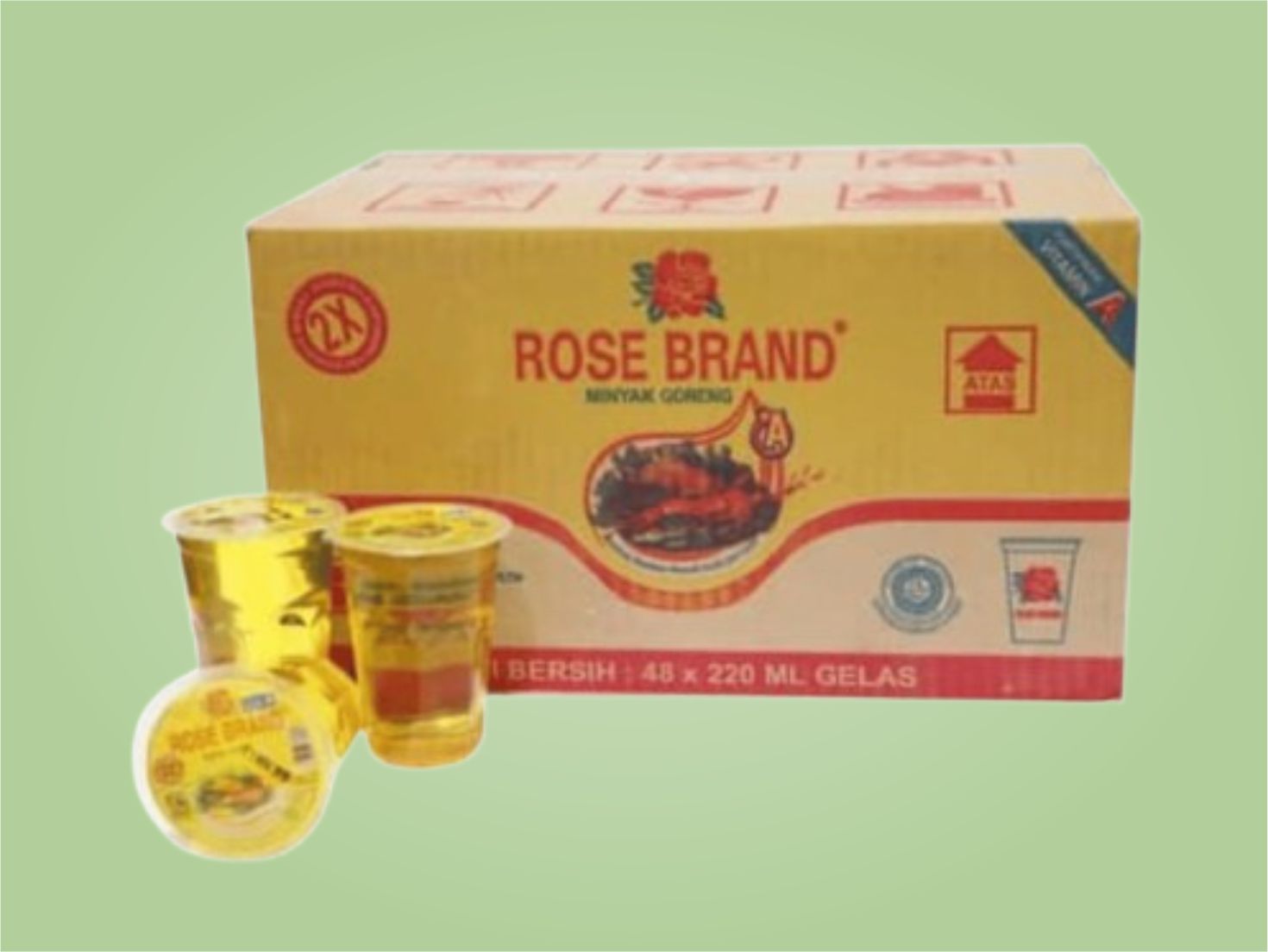 Minyak Goreng Rose Brand Cup 220ml - DUS
